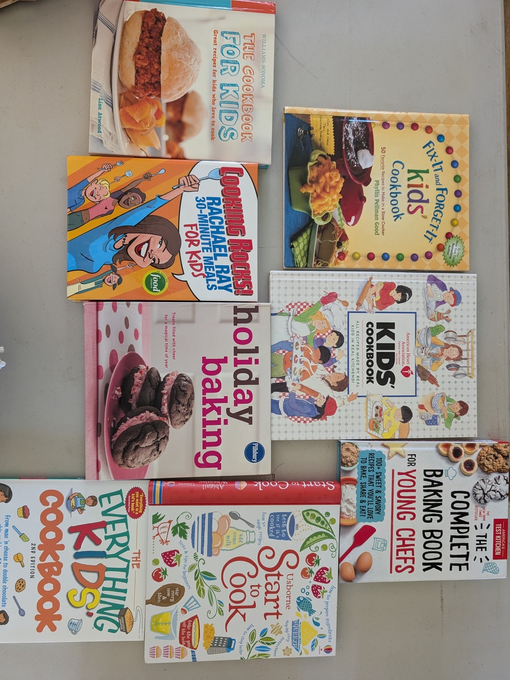 Kids Cookbook Bundle - Lot Of 8 Books All In New To Like New Condition